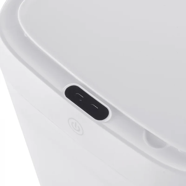 Мусорное ведро сенсорное прямоугольное Mixxus Wave-TC0314 White 14 л (цвет белый) (MI8404)