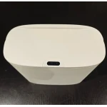 Мусорное ведро сенсорное прямоугольное Mixxus Wave-TC0414 White 14 л (цвет белый) (MI8405)