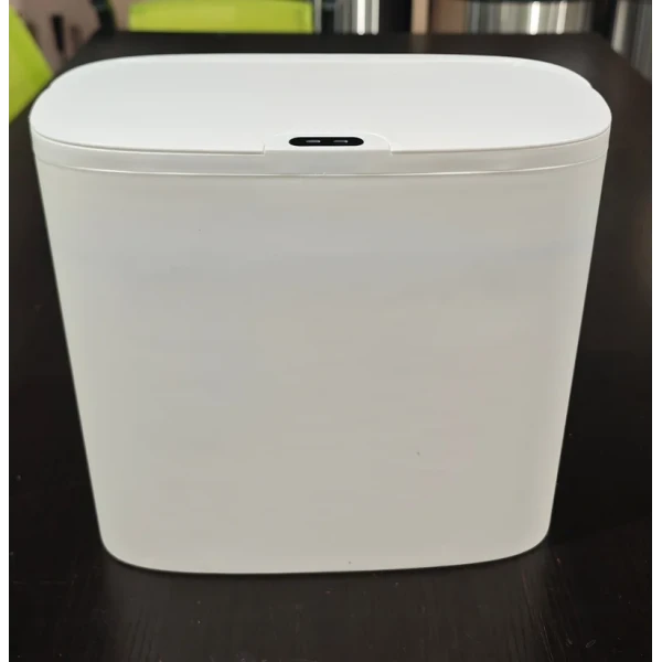 Мусорное ведро сенсорное прямоугольное Mixxus Wave-TC0414 White 14 л (цвет белый) (MI8405)