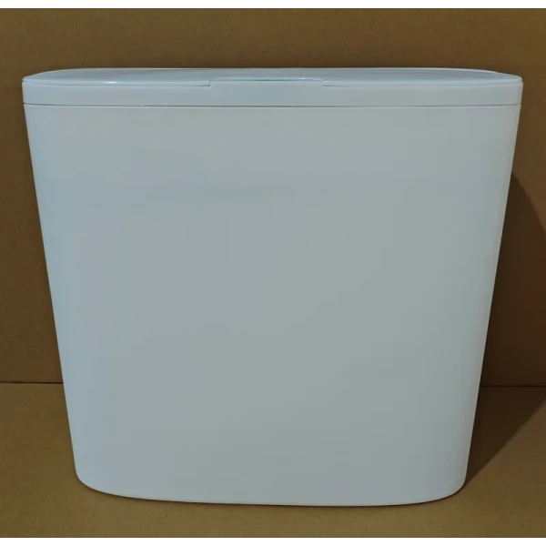 Мусорное ведро сенсорное прямоугольное Mixxus Wave-TC0414 White 14 л (цвет белый) (MI8405)
