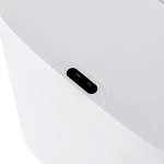 Мусорное ведро сенсорное прямоугольное Mixxus Wave-TC0414 White 14 л (цвет белый) (MI8405)