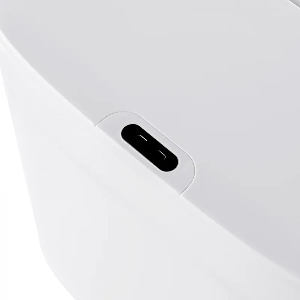 Мусорное ведро сенсорное прямоугольное Mixxus Wave-TC0414 White 14 л (цвет белый) (MI8405)
