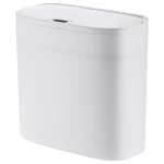 Мусорное ведро сенсорное прямоугольное Mixxus Wave-TC0414 White 14 л (цвет белый) (MI8405)