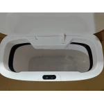 Мусорное ведро сенсорное прямоугольное Mixxus Wave-TC0414 White 14 л (цвет белый) (MI8405)