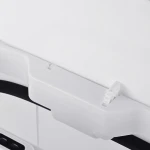 Мусорное ведро сенсорное прямоугольное Mixxus Wave-TC0414 White 14 л (цвет белый) (MI8405)