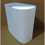 Мусорное ведро сенсорное прямоугольное Mixxus Wave-TC0414 White 14 л (цвет белый) (MI8405)