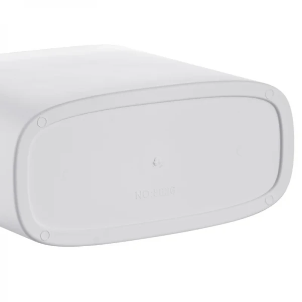 Мусорное ведро сенсорное прямоугольное Mixxus Wave-TC0414 White 14 л (цвет белый) (MI8405)