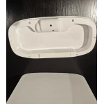Мусорное ведро сенсорное прямоугольное Mixxus Wave-TC0414 White 14 л (цвет белый) (MI8405)