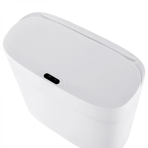Мусорное ведро сенсорное прямоугольное Mixxus Wave-TC0414 White 14 л (цвет белый) (MI8405)