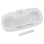 Мусорное ведро сенсорное прямоугольное Mixxus Wave-TC0414 White 14 л (цвет белый) (MI8405)