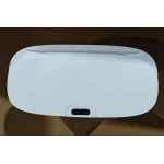 Мусорное ведро сенсорное прямоугольное Mixxus Wave-TC0414 White 14 л (цвет белый) (MI8405)