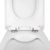 Унитаз подвесной Mixxus Premium Quadro-0301-R 490x340x360mm, система смыва Rimless (MP6452)