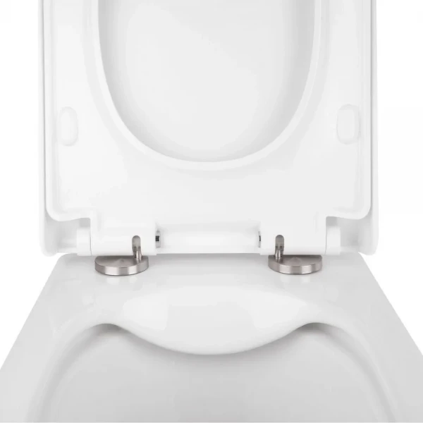 Унитаз подвесной Mixxus Premium Quadro-0301-R 490x340x360mm, система смыва Rimless (MP6452)