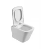 Унитаз подвесной Mixxus Premium Quadro-0301-R 490x340x360mm, система смыва Rimless (MP6452)