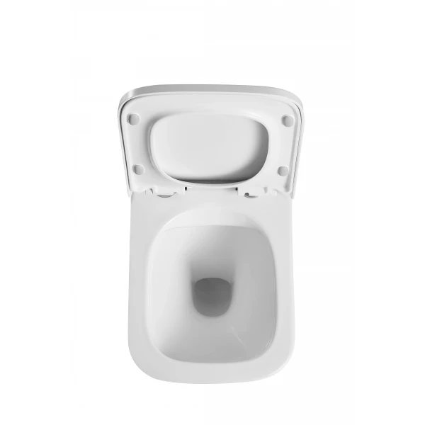 Унитаз подвесной Mixxus Premium Quadro-0301-R 490x340x360mm, система смыва Rimless (MP6452)