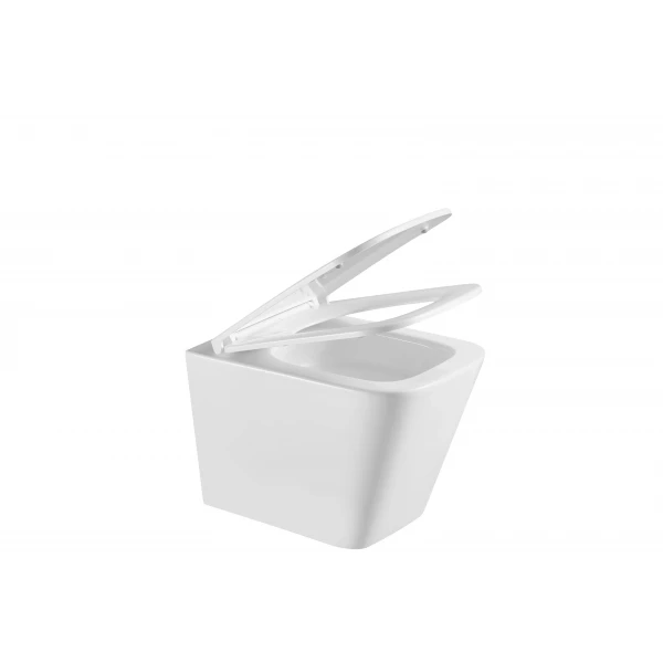 Подвесной унитаз Mixxus Premium Quadro-0301-T3 490x340x360mm, система смыва TORNADO 3.0 (MP6453)