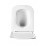 Унітаз підвісний Mixxus Premium Quadro-0301-T3 490x340x360mm, система змиву TORNADO 3.0 (MP6453)