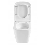 Унітаз підвісний Mixxus Premium Quadro-0301-T3 490x340x360mm, система змиву TORNADO 3.0 (MP6453)