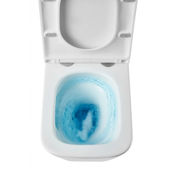 Унітаз підвісний Mixxus Premium Quadro-0301-T3 490x340x360mm, система змиву TORNADO 3.0 (MP6453)