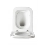 Унітаз підвісний Mixxus Premium Quadro-0301-T3 490x340x360mm, система змиву TORNADO 3.0 (MP6453)