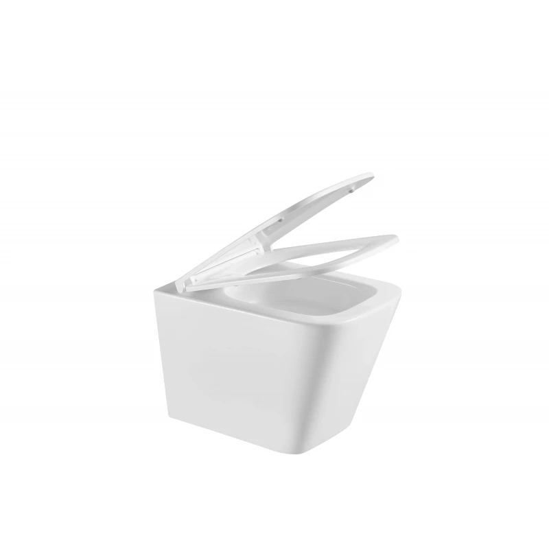 Подвесной унитаз Mixxus Premium Quadro-0301-T3 490x340x360mm, система смыва TORNADO 3.0 (MP6453)