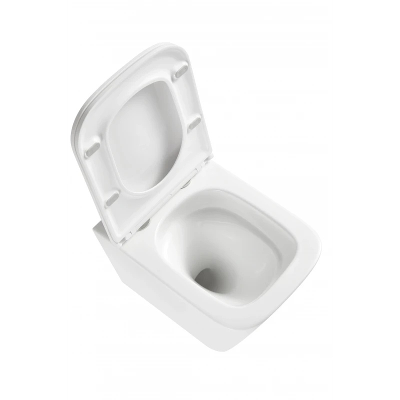 Подвесной унитаз Mixxus Premium Quadro-0301-T3 490x340x360mm, система смыва TORNADO 3.0 (MP6453)