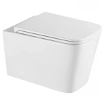 Унитаз подвесной Mixxus Premium Quadro-0302-R 530x360x365mm, система смыва Rimless (MP6454)