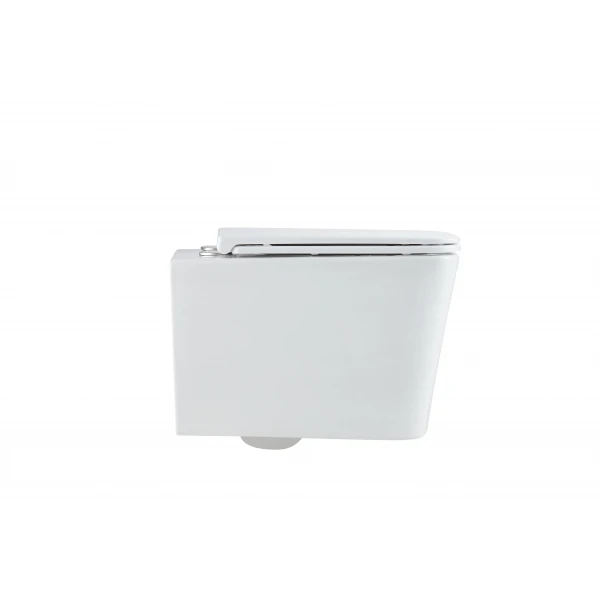 Унитаз подвесной Mixxus Premium Quadro-0302-R 530x360x365mm, система смыва Rimless (MP6454)