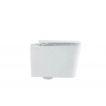 Унітаз підвісний Mixxus Premium Quadro-0302-R 530x360x365mm, система змиву Rimless (MP6454)