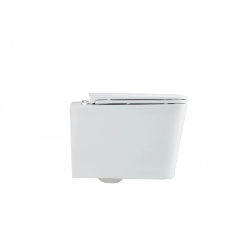 Унитаз подвесной Mixxus Premium Quadro-0302-R 530x360x365mm, система смыва Rimless (MP6454)