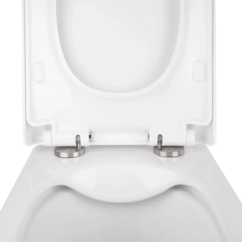 Унитаз подвесной Mixxus Premium Quadro-0302-R 530x360x365mm, система смыва Rimless (MP6454)