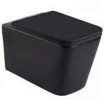 Унітаз підвісний Mixxus Premium Quadro-0302-R Black 530x360x365mm, система змиву RIMLESS (MP6455)