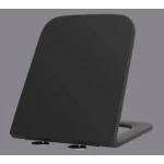 Унітаз підвісний Mixxus Premium Quadro-0302-R Black 530x360x365mm, система змиву RIMLESS (MP6455)