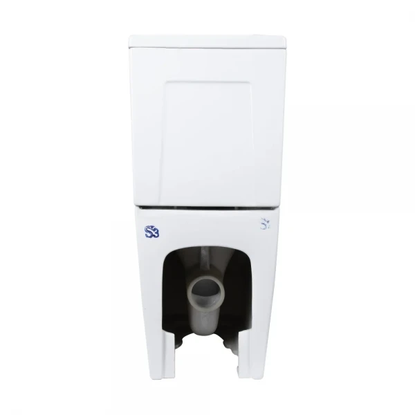 Унитаз-компакт Mixxus Premium Quadro-0401-R 610x365x825mm, система смыва RIMLESS (MP6457)