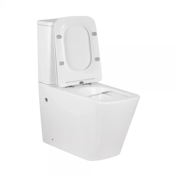Унитаз-компакт Mixxus Premium Quadro-0402-R 675x390x855mm, система смыва RIMLESS (MP6458)
