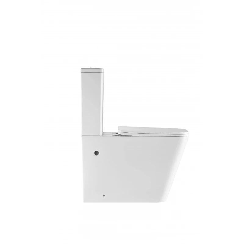 Унитаз-компакт Mixxus Premium Quadro-0402-R 675x390x855mm, система смыва RIMLESS (MP6458)