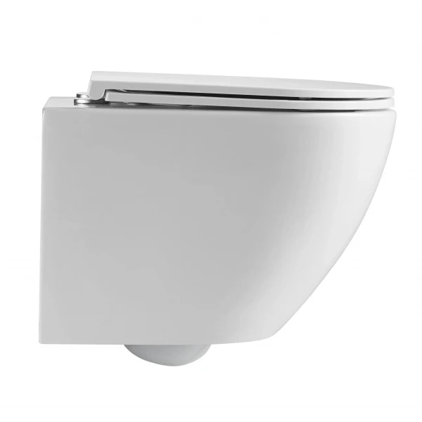 Унітаз підвісний Mixxus Premium Ellipse-0301-R 495x365x365mm, система змиву Rimless (MP6460)