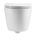 Унитаз подвесной Mixxus Premium Ellipse-0301-R 495x365x365mm, система смыва Rimless (MP6460)