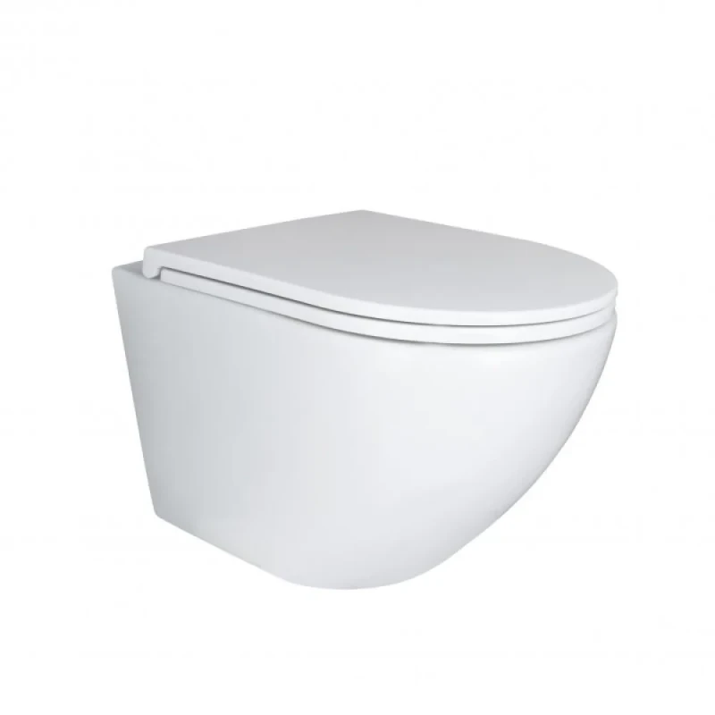 Унитаз подвесной Mixxus Premium Ellipse-0301-R 495x365x365mm, система смыва Rimless (MP6460)