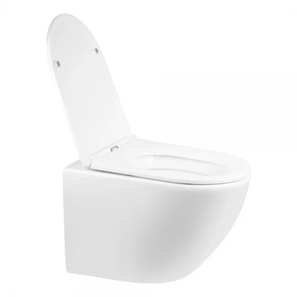 Унітаз підвісний Mixxus Premium Ellipse-0303-R 520x365x360mm, система змиву Rimless (MP6463)