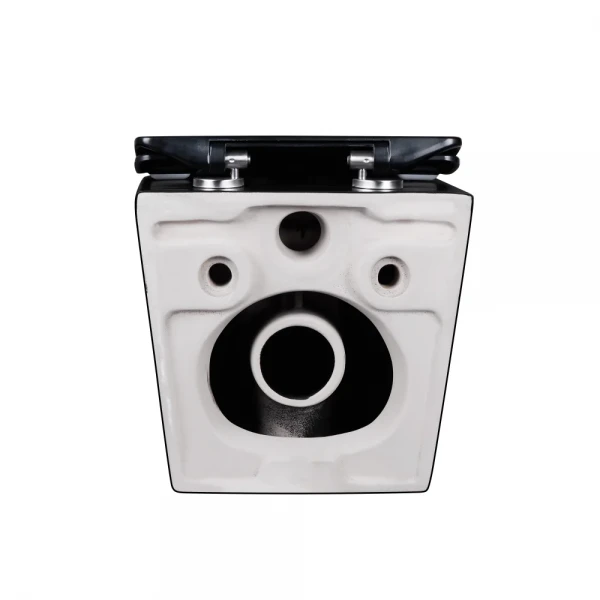 Унітаз підвісний Mixxus Premium Ellipse-0303-R Black 520x365x360mm, система змиву RIMLESS (MP6464)