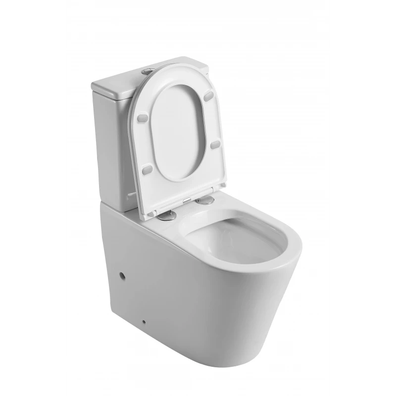 Унитаз-компакт Mixxus Premium Bevel-0402-R 670x390x880mm, система смыва RIMLESS (MP6474)