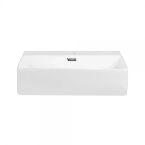 Раковина підвісна-накладна MIXXUS PREMIUM QUADRO-0202 600х440х120mm (отвір під змішувач, перелив) (MP6479)