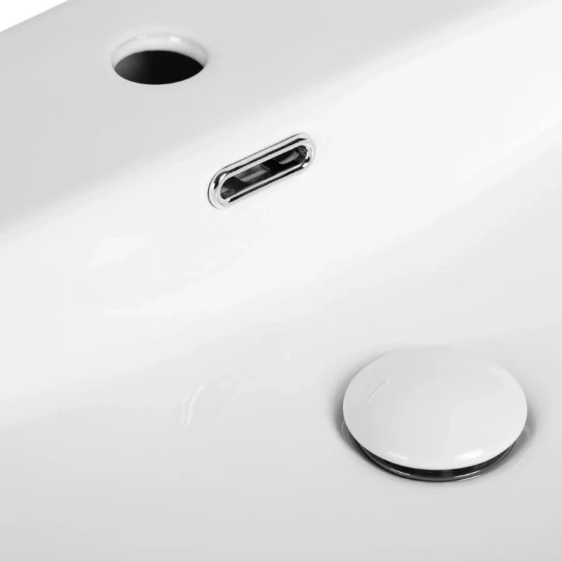 Умывальник накладной керамический Mixxus Premium Quadro-0202 с переливом 600x420x120mm (MP6479)