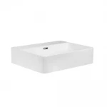 Умывальник накладной керамический Mixxus Premium Quadro-0202 с переливом 600x420x120mm (MP6479)