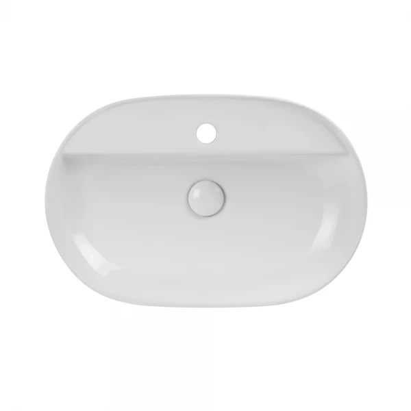 Умивальник накладний керамічний Mixxus Premium Ellipse-0202 610x400x120mm (MP6483)