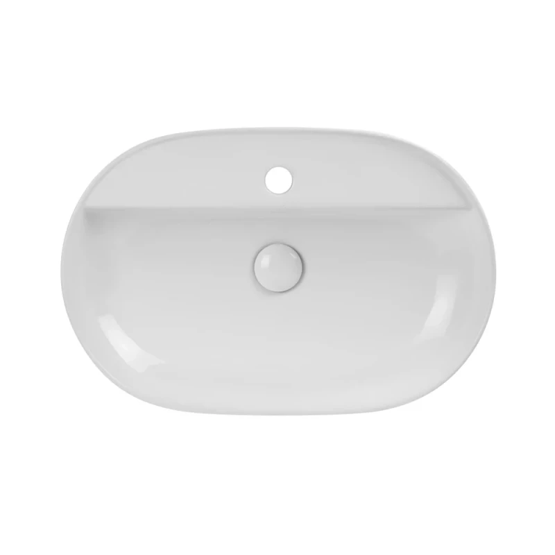 Умывальник накладной керамический Mixxus Premium Ellipse-0202 610x400x120mm (MP6483)