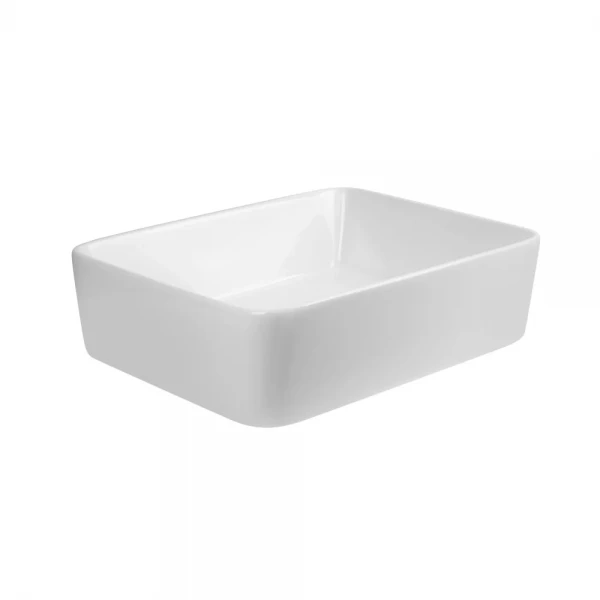 Умывальник накладной керамический Mixxus Premium Quadro-0101 475x370x140mm (MP6487)