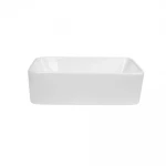 Умывальник накладной керамический Mixxus Premium Quadro-0102 520x410x130mm (MP6488)