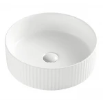 Умывальник накладной керамический Mixxus Premium Wave-0101 400x400x125mm (MP6491)